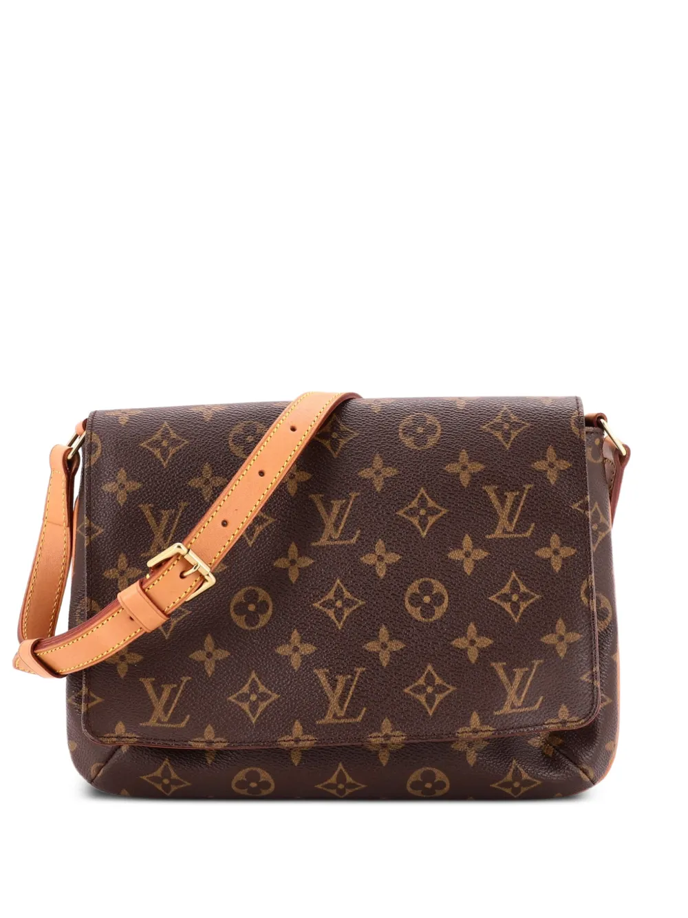 Louis Vuitton Pre-Owned Musette Tango Handbag Monogram Canvas shoulder bag - Marrone