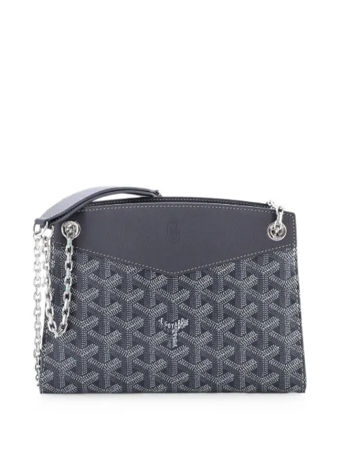Goyard Pre-Owned Mini strukturierte Rouette Schultertasche aus beschichtetem Canvas
