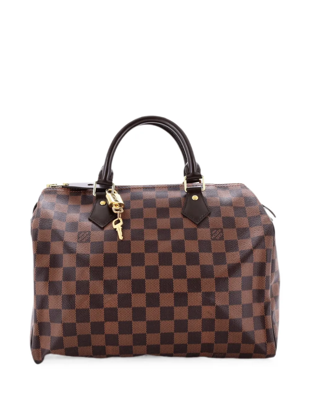 Louis Vuitton Pre-Owned Speedy Handbag Damier 30 satchel - Marrone