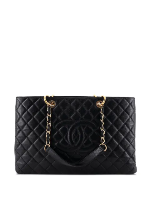 CHANEL Pre-Owned sac cabas Grand Shopping matelassé Caviar format XL