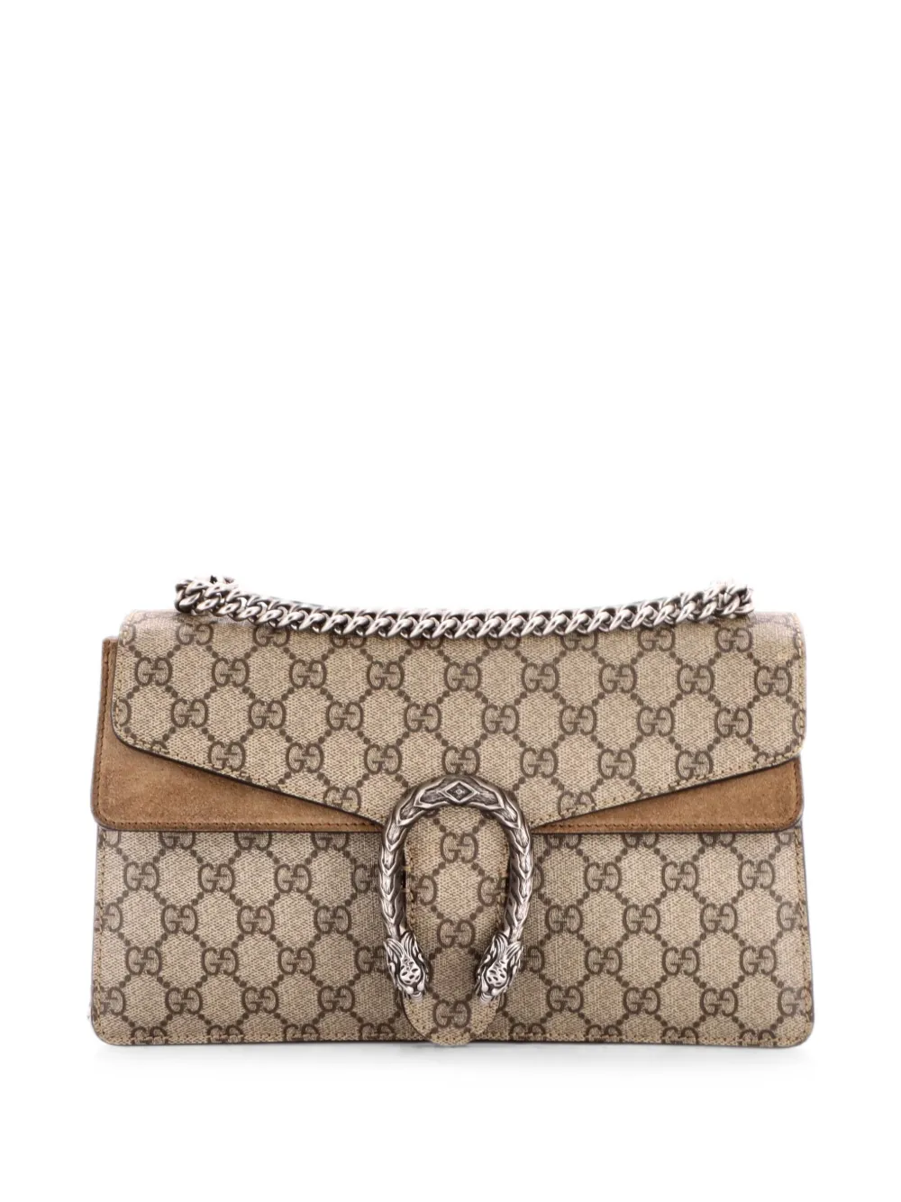 Gucci Pre-Owned Dionysus Bag GG Coated Canvas Small shoulder bag - Marrone