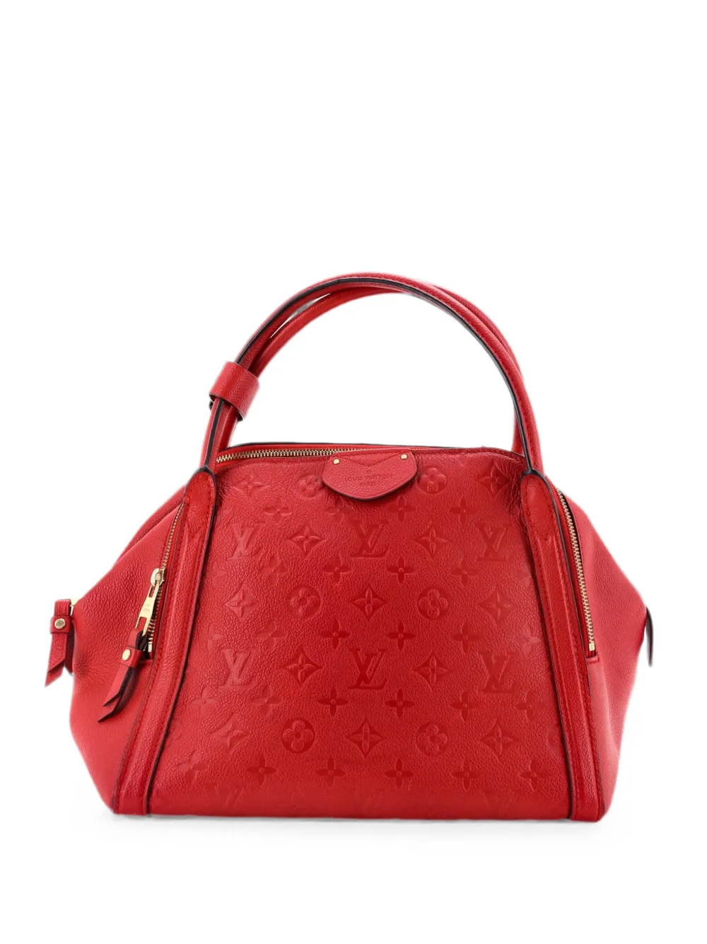 Louis Vuitton Pre-Owned Marais MM Satchel-Tasche aus Empreinte-Leder mit Monogramm - Rot