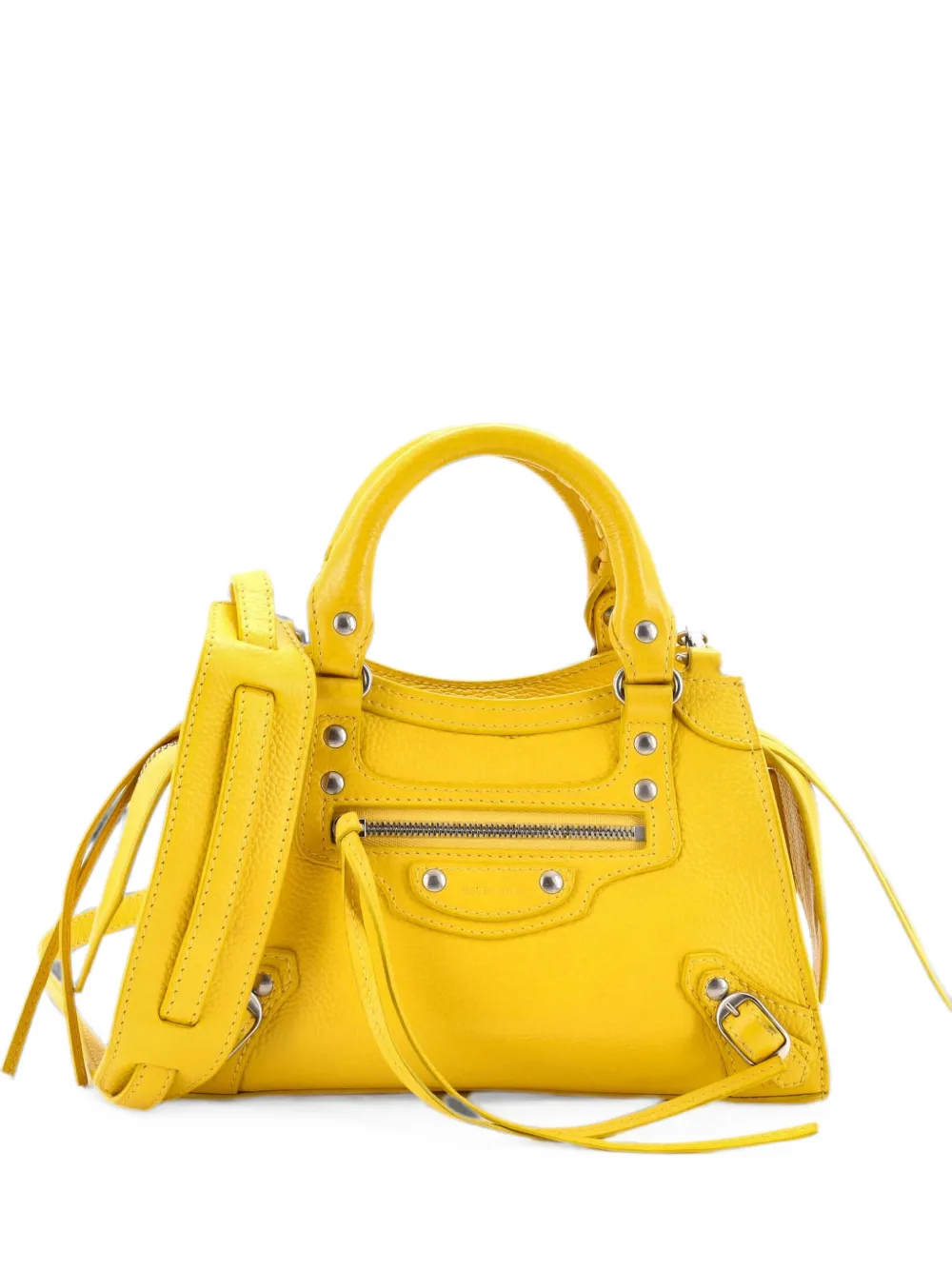 Balenciaga Pre-Owned Neo Classic City Bag Leather Mini shoulder bag - Yellow