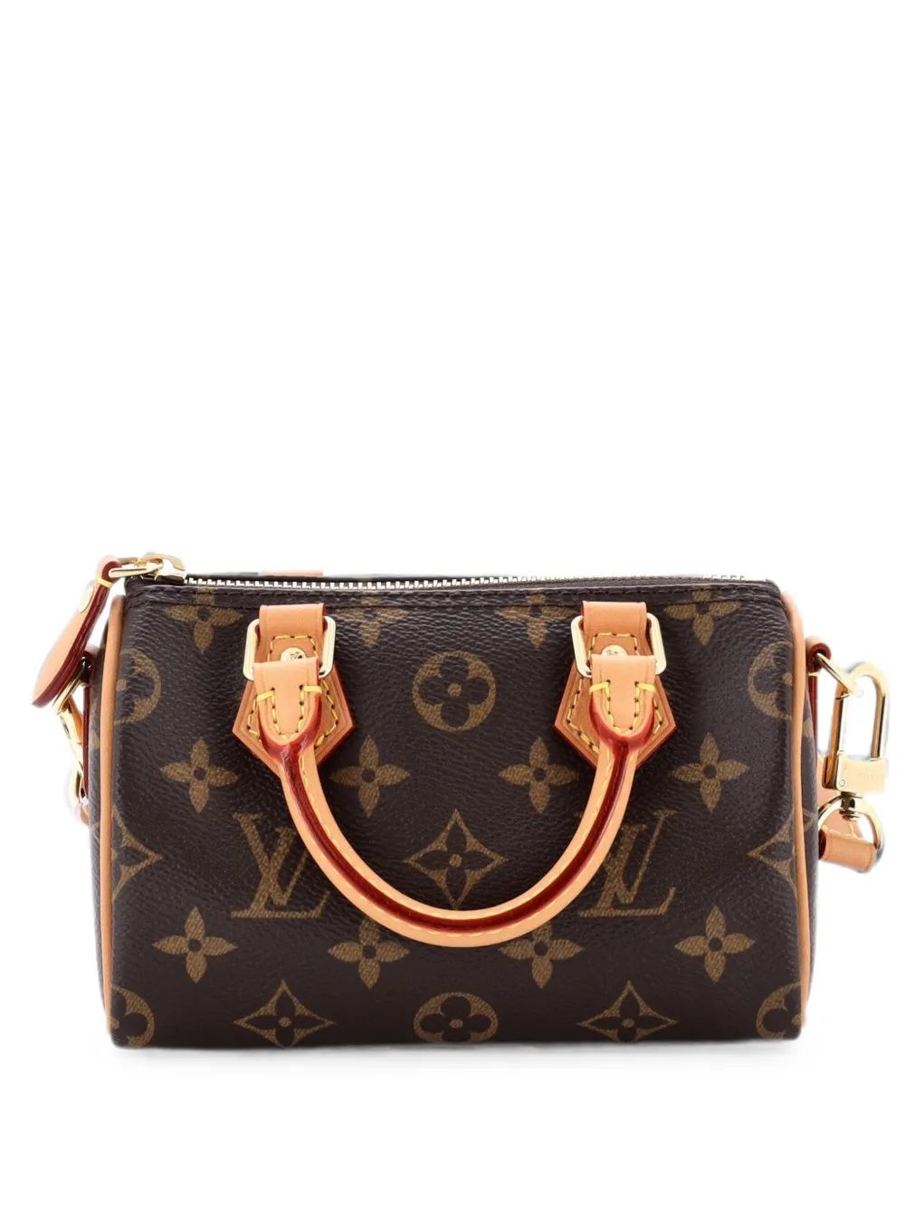 Louis Vuitton Pre-Owned Speedy Bandouliere NM Bag Monogram Canvas Nano crossbody bag - Brown