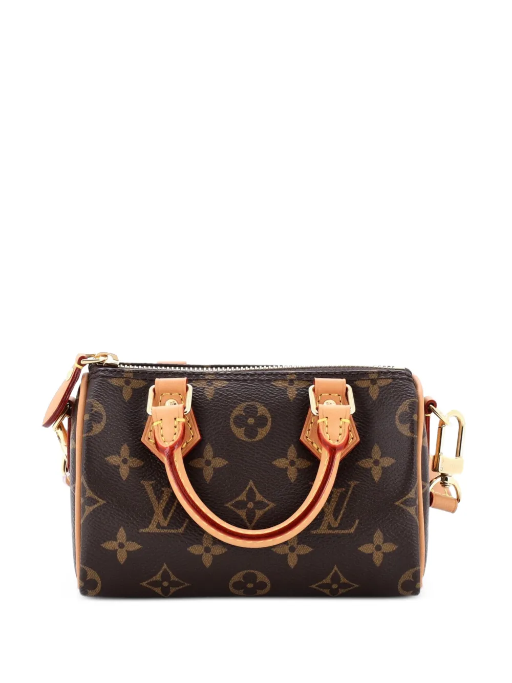 Louis Vuitton Pre-Owned Speedy Bandouliere NM Bag Monogram Canvas Nano crossbody bag - Marrone