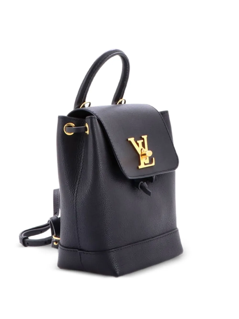 Louis Vuitton Pre-Owned Lockme Leather Mini backpack - Nero