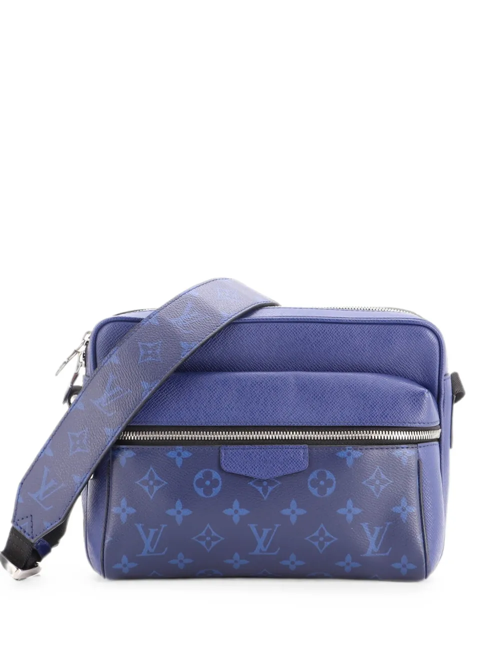 Louis Vuitton Pre-Owned Outdoor Messenger Bag Monogram Taigarama crossbody bag - Blue