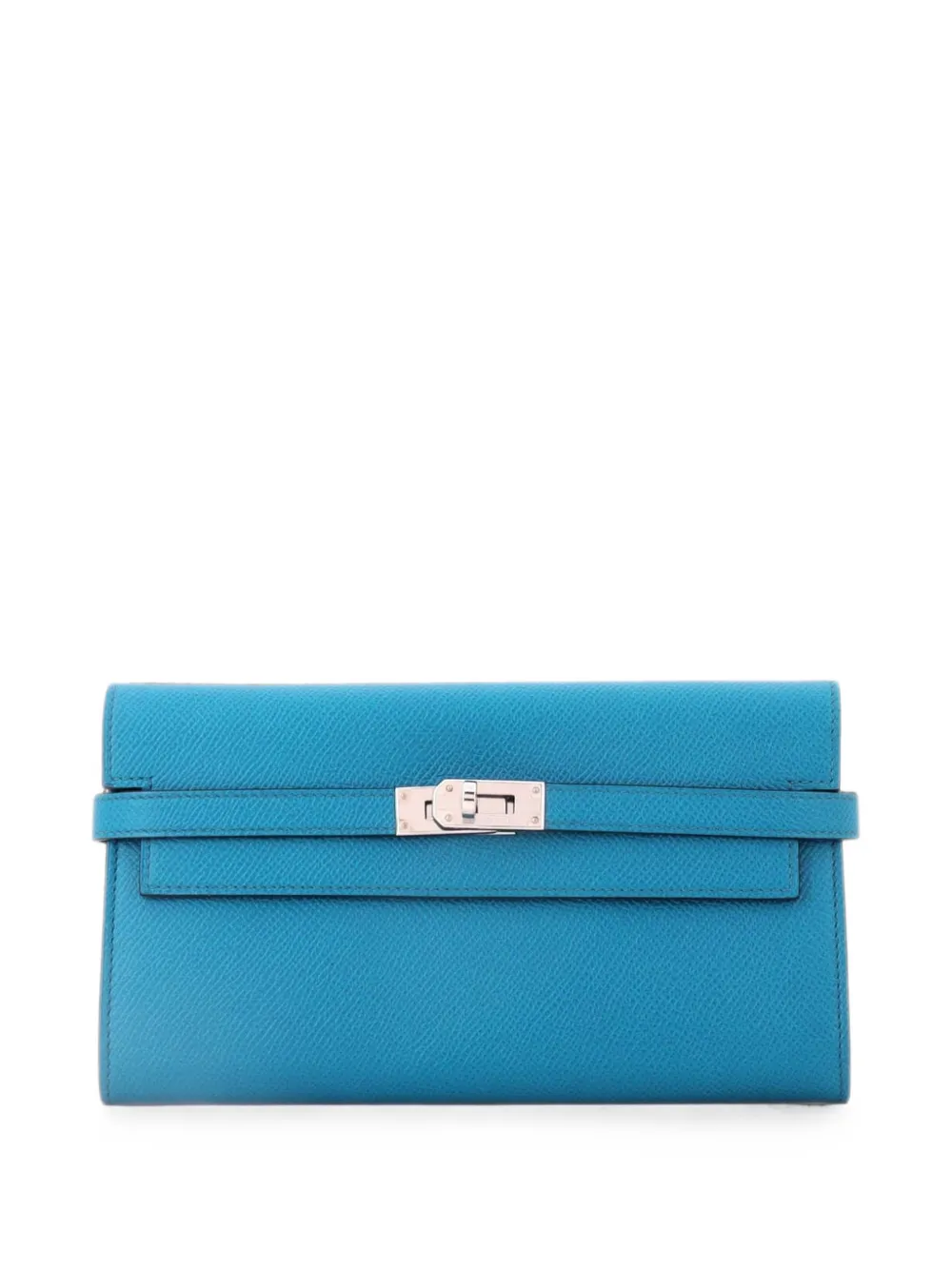 Hermès Pre-Owned Kelly Wallet Epsom Long small wallets - Blau