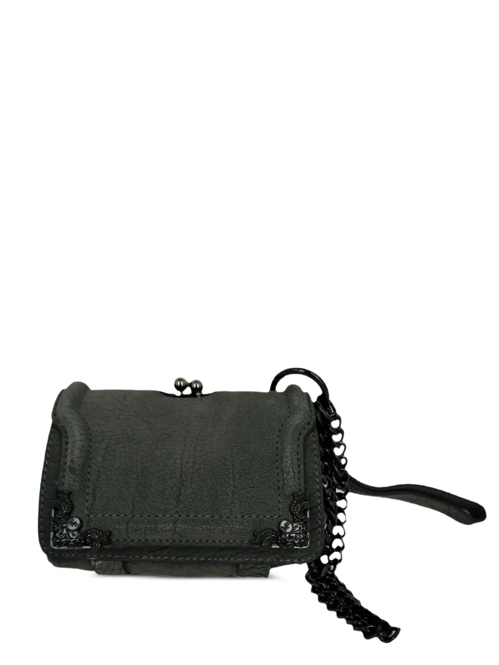 Alexander McQueen Pre-Owned sac porté épaule à bride en chaîne - Gris