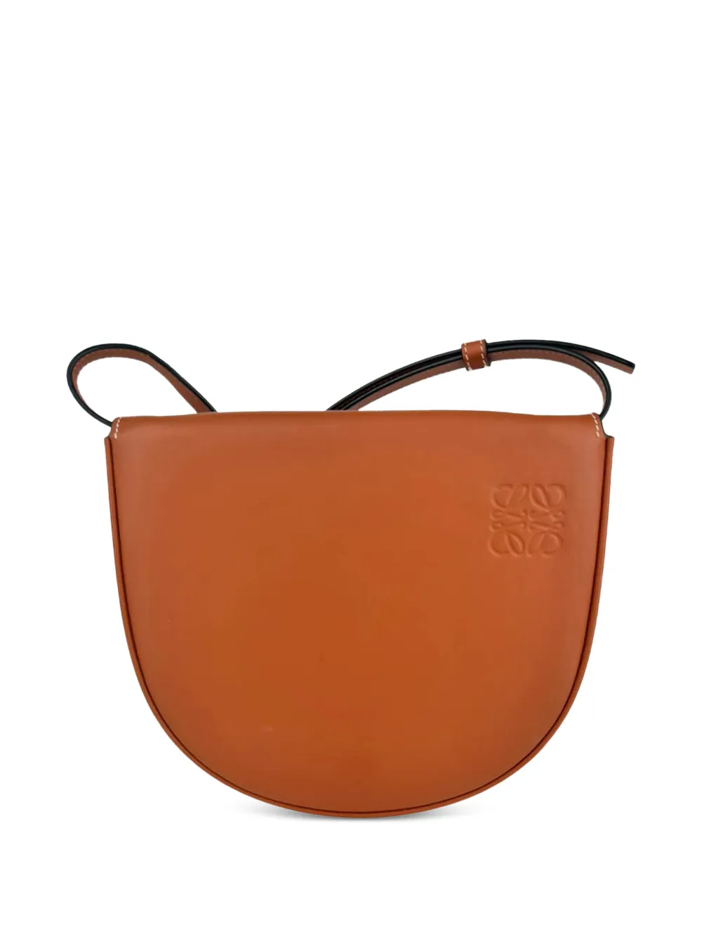 Loewe Pre-Owned small Heel leather shoulder bag - Braun