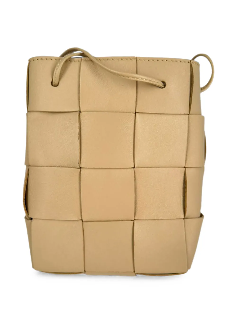 Bottega Veneta Pre-Owned Cassette bucket leather bag - Nude
