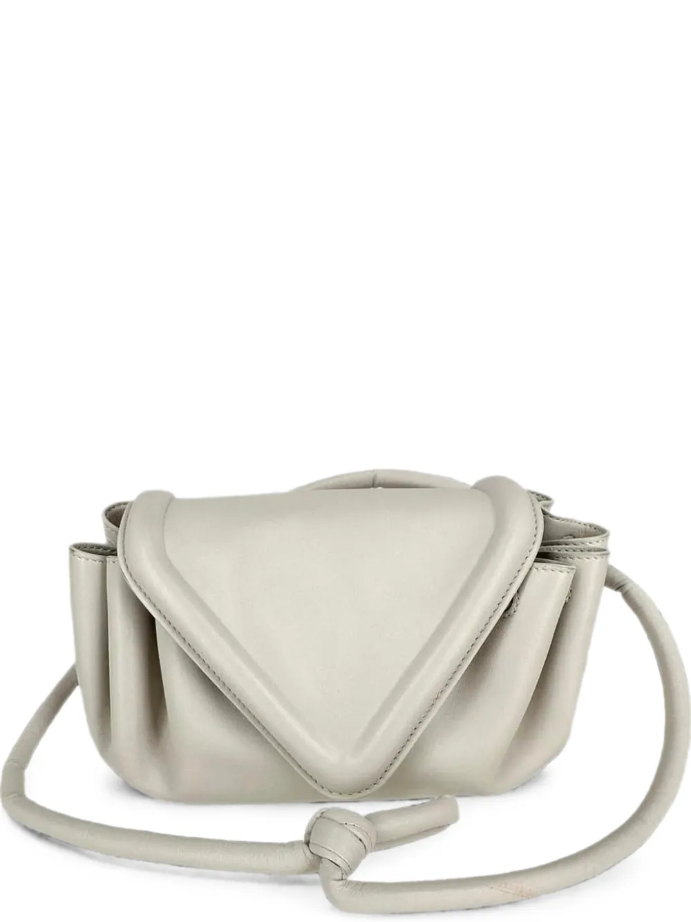Bottega Veneta Pre-Owned 2020s Beak flap shoulder bag - Neutrals