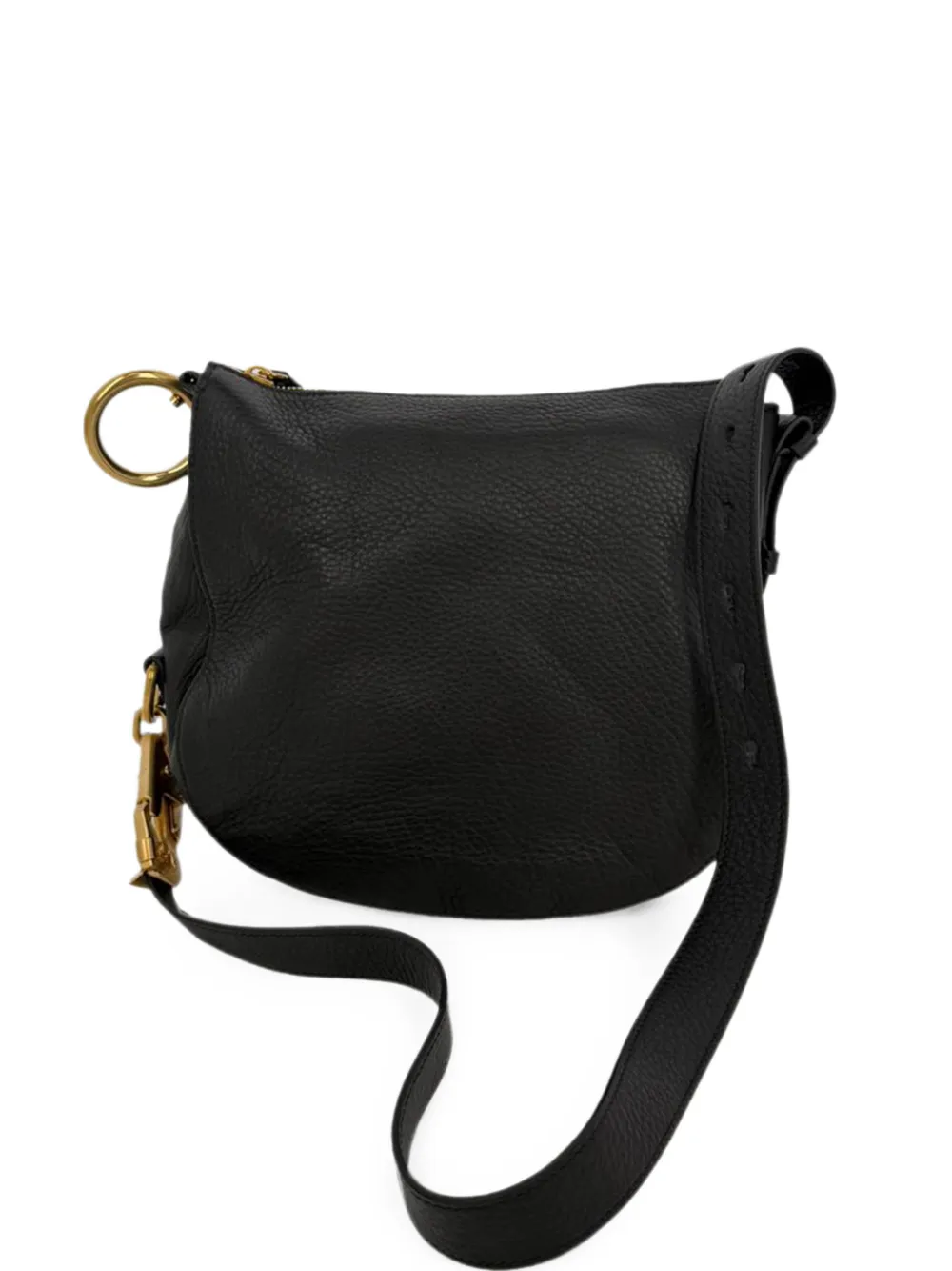Burberry Pre-Owned Knight leather shoulder bag - Black