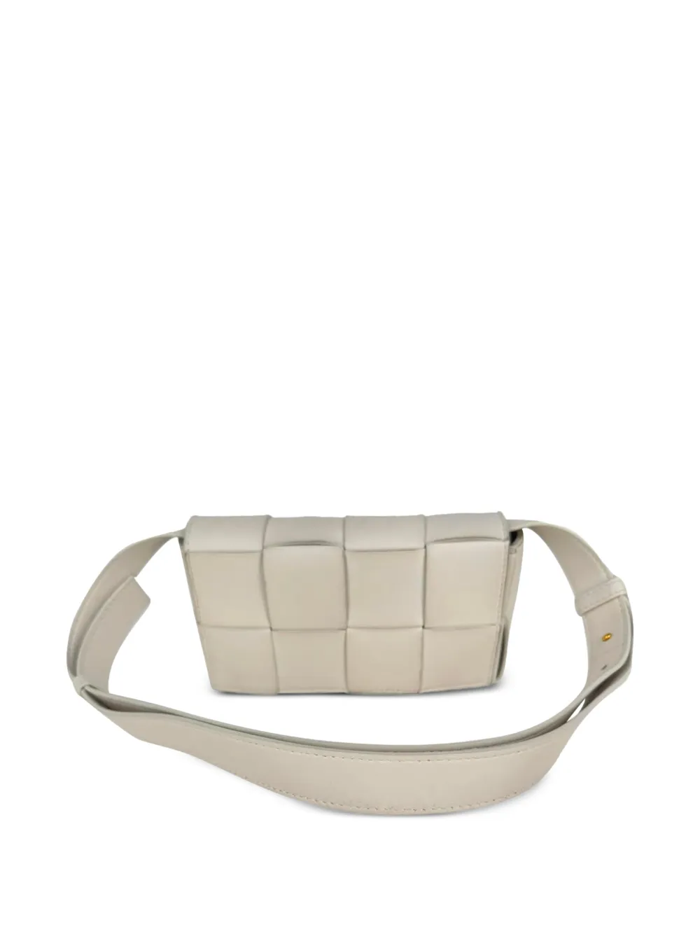 Bottega Veneta Pre-Owned 2020s Cassette Maxi Intreccio belt bag - Nude