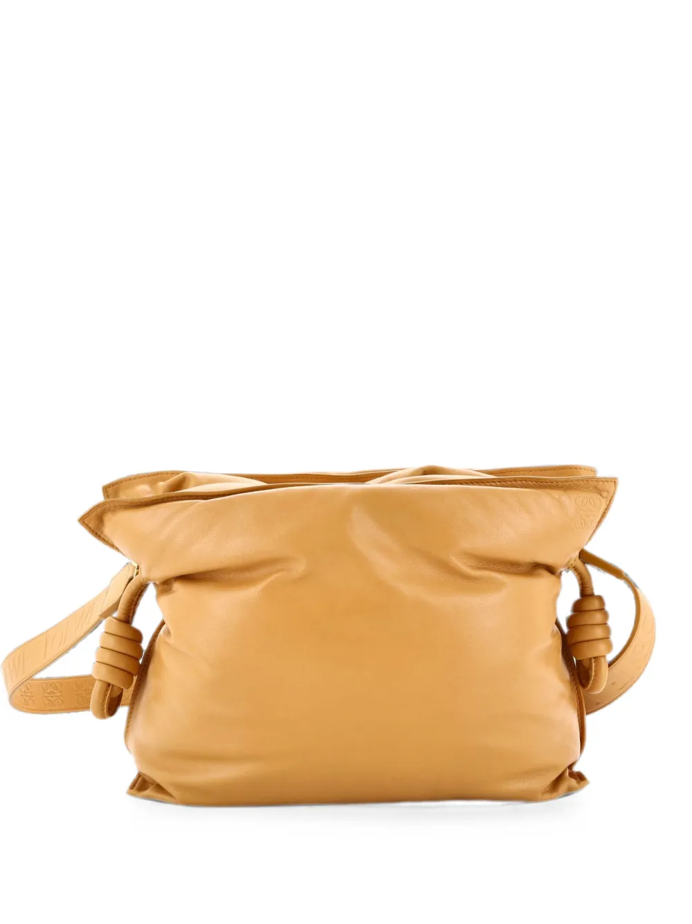 Loewe Pre-Owned Puffer Flamenco Knot Clutch Leather Small shoulder bag - Gelb
