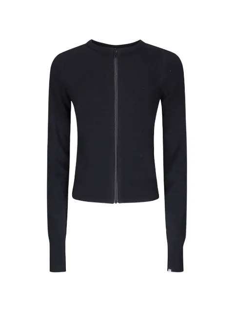 extreme cashmere Tangerine zip-up cardigan