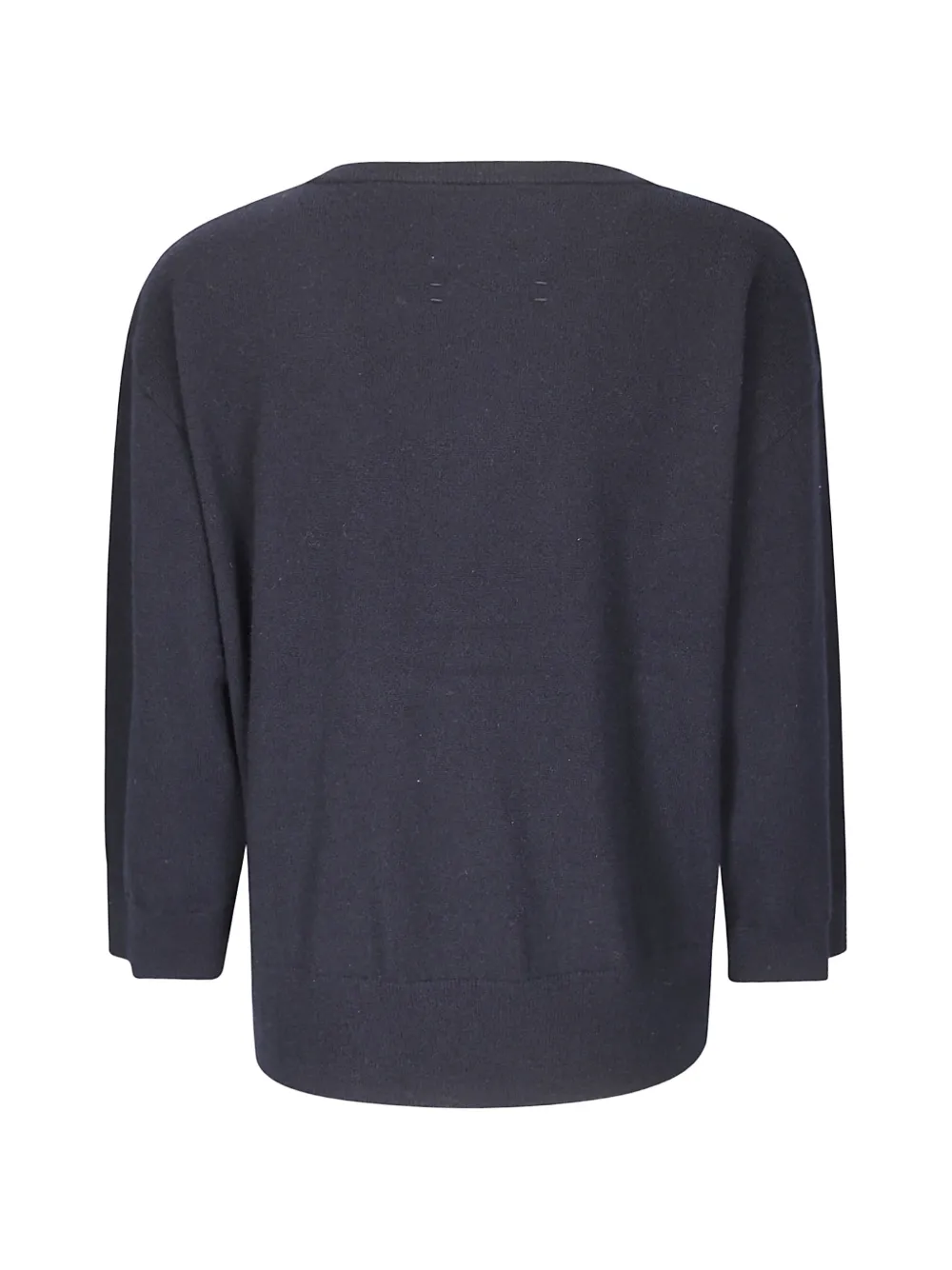 extreme cashmere Pearl trui met V-hals Blauw