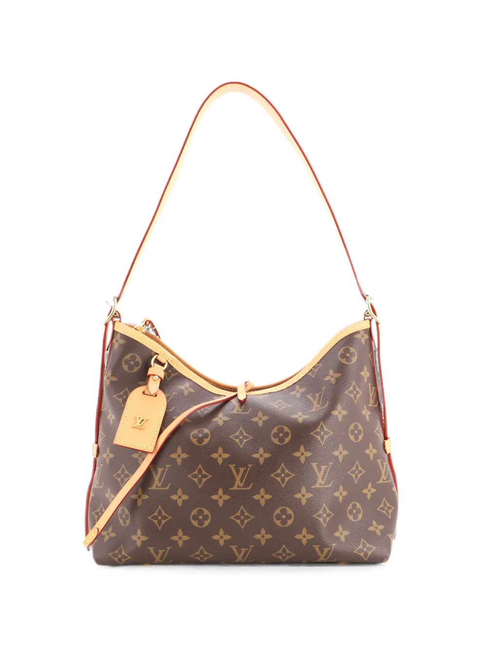 Louis Vuitton Pre-Owned CarryAll Monogram Canvas MM Beuteltasche - Braun