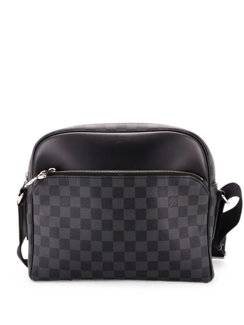 Louis Vuitton Pre-Owned Dayton Reporter Bag Damier Graphite PM crossbody bag - Black