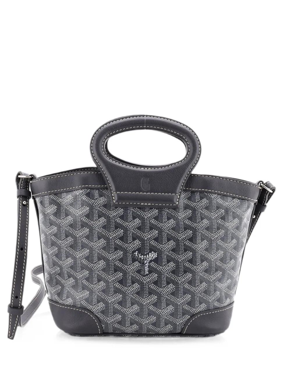 Goyard Pre-Owned Beluga Bag Coated Canvas Mini tote bag - Grey