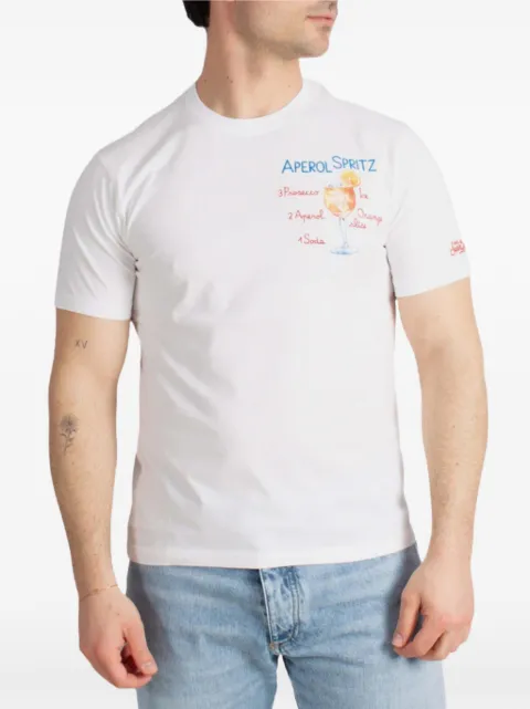 MC2 Saint Barth Portofino embroidered graphic-print T-shirt