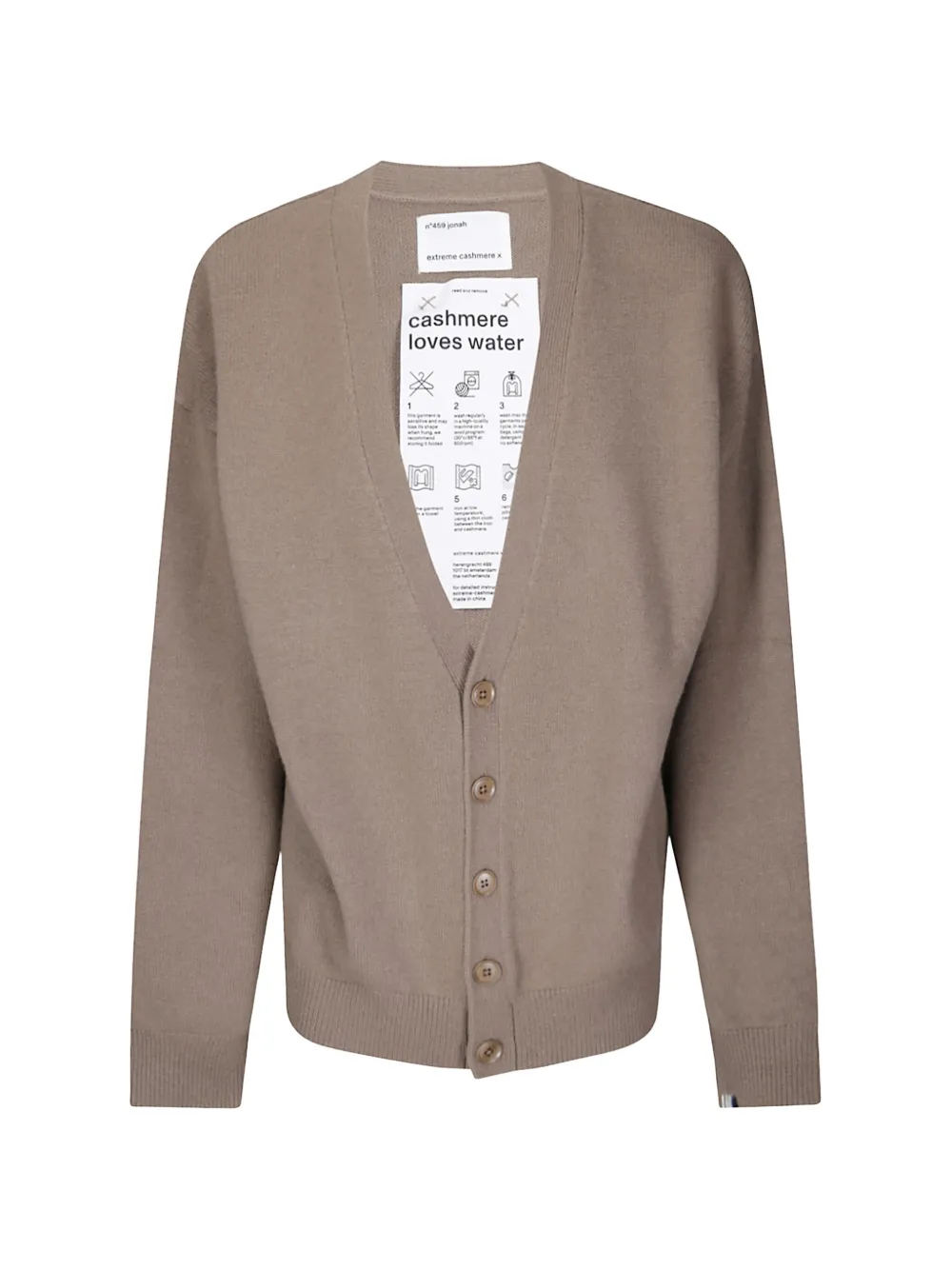 extreme cashmere Nº 459 Jonah button-up cardigan - Toni neutri