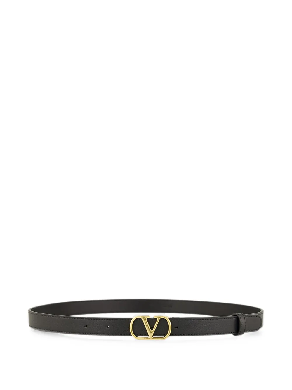 Valentino Garavani VLogo Signature leather belt - Nero