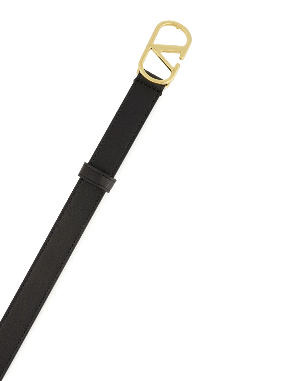 Valentino Garavani VLogo Signature leren riem Zwart