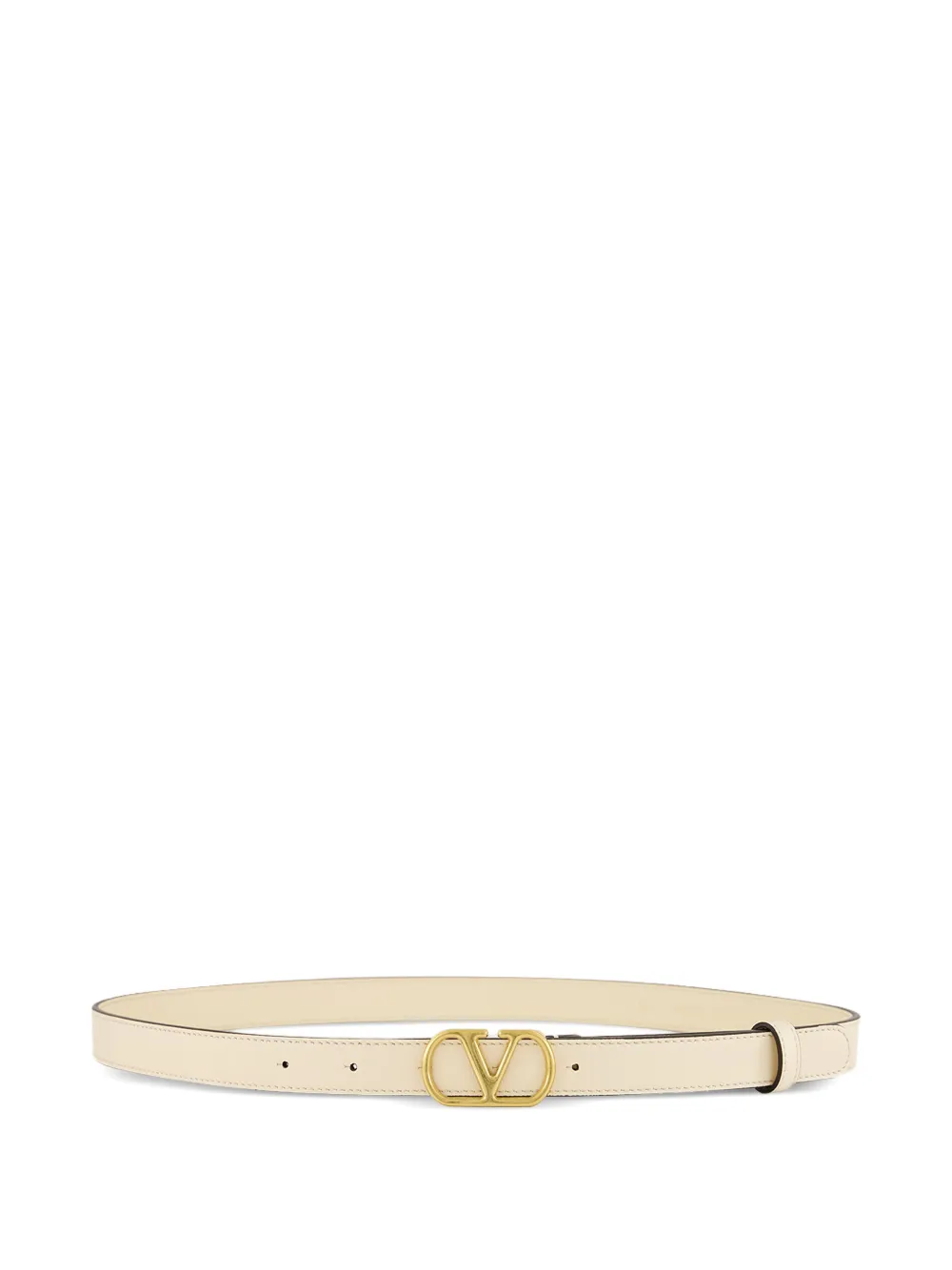 Valentino Garavani VLogo Signature leather belt - Toni neutri