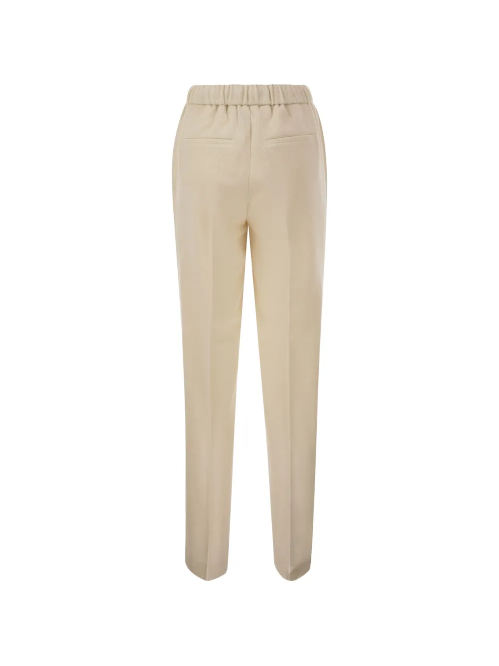 Peserico drawstring-waist tapered trousers Beige