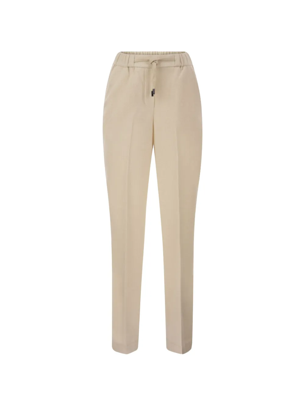 Peserico drawstring-waist tapered trousers - Toni neutri