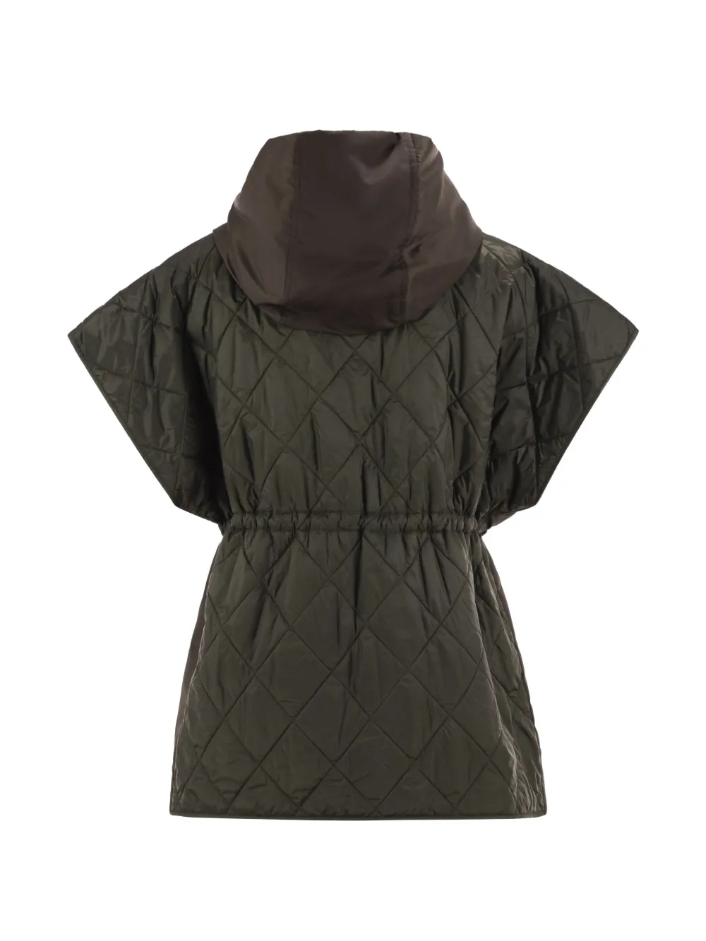 Weekend Max Mara Origano gewatteerde bodywarmer met trekkoord Bruin