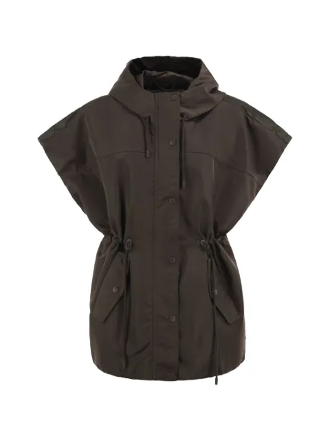 Weekend Max Mara Water-repellent twill padded gilet