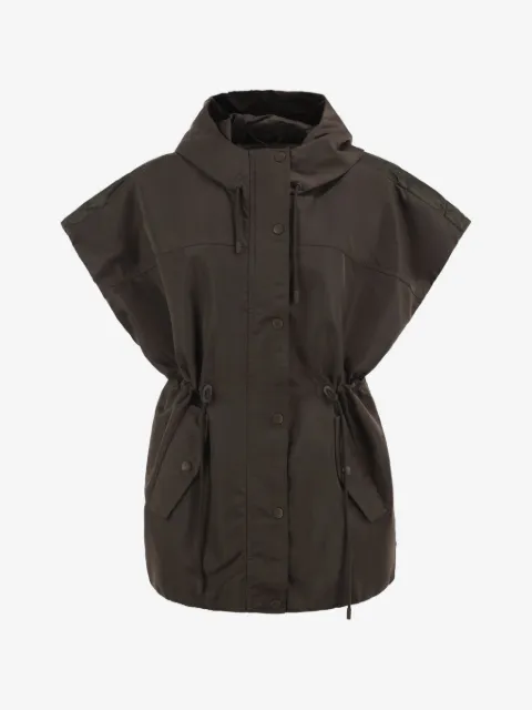 Weekend Max Mara Water-repellent twill padded gilet