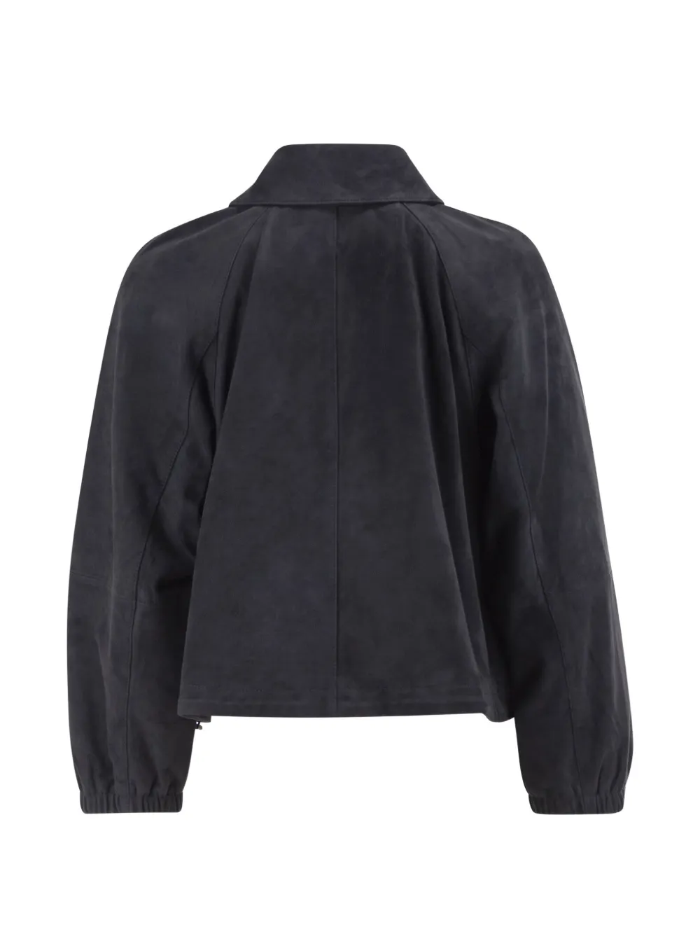 Weekend Max Mara Suède jack met raglan mouwen Blauw