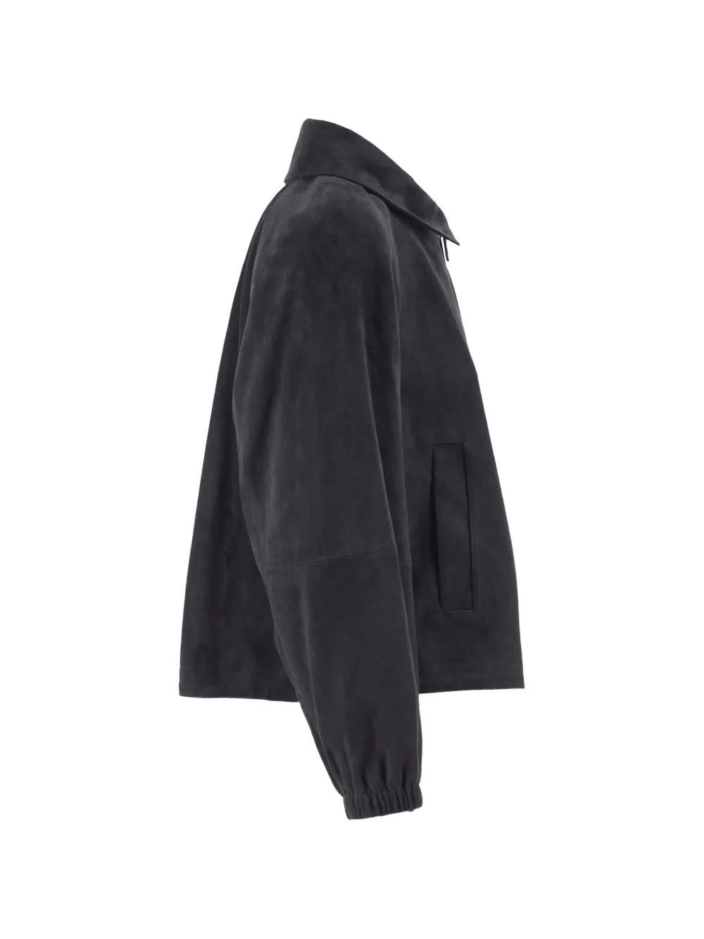 Weekend Max Mara Suède jack met raglan mouwen Blauw