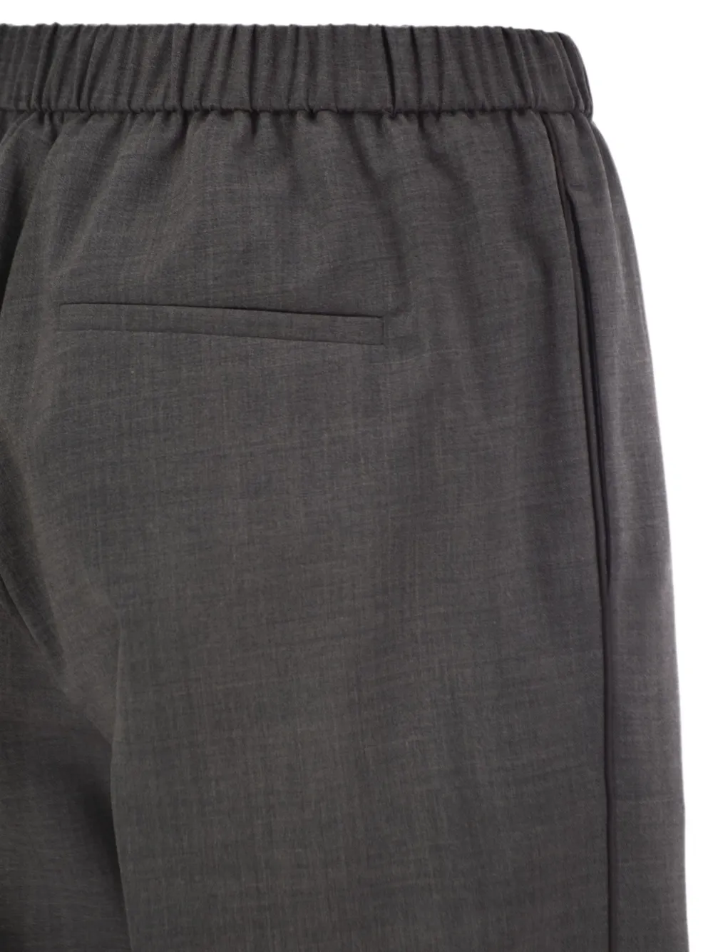 Peserico Broek met elastische taille Grijs