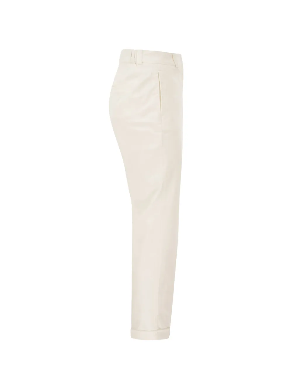Peserico Pantalon met elastische taille Wit