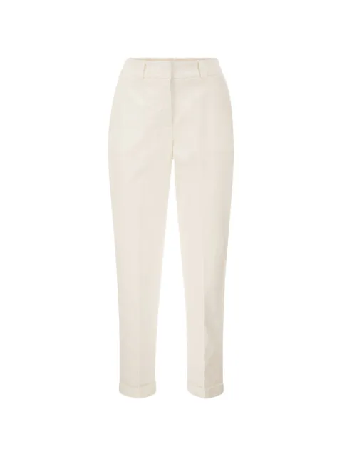 Peserico pantalones tapered con pretina elástica