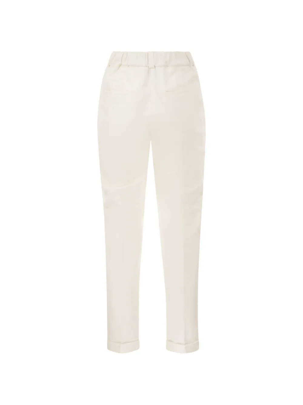 Peserico Pantalon met elastische taille Wit