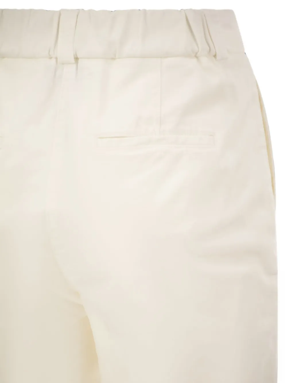 Peserico Pantalon met elastische taille Wit