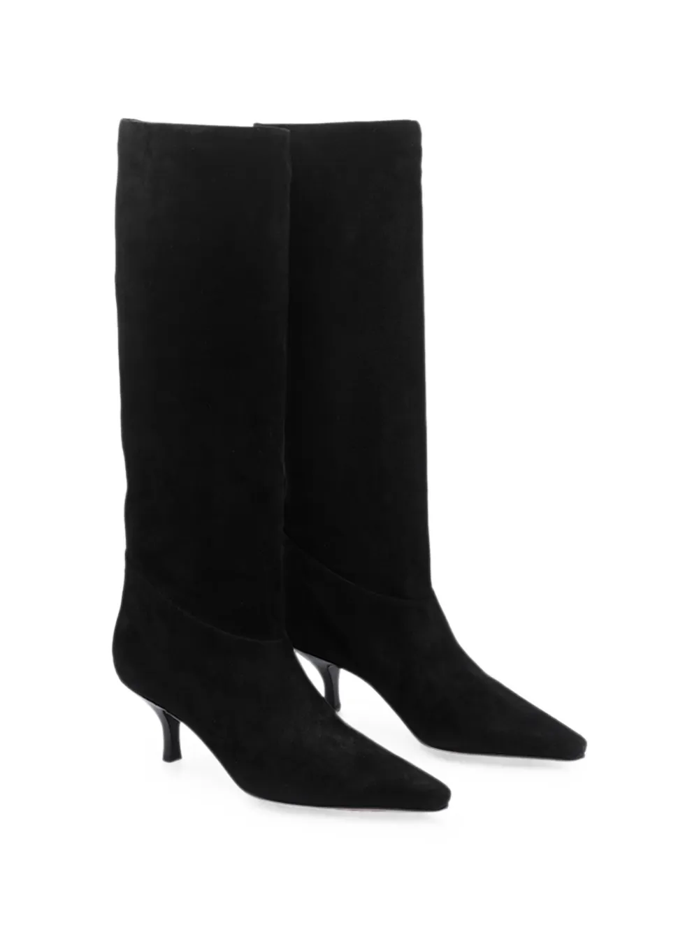 Paris Texas Rose pointed-toe boots Zwart