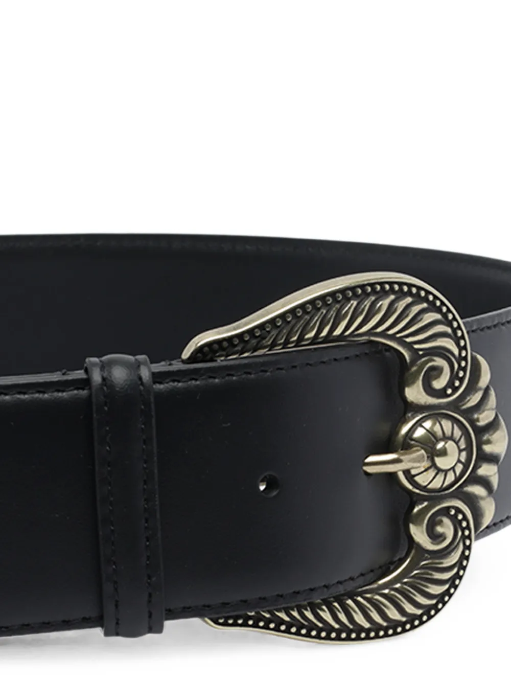 ETRO Leren riem Zwart