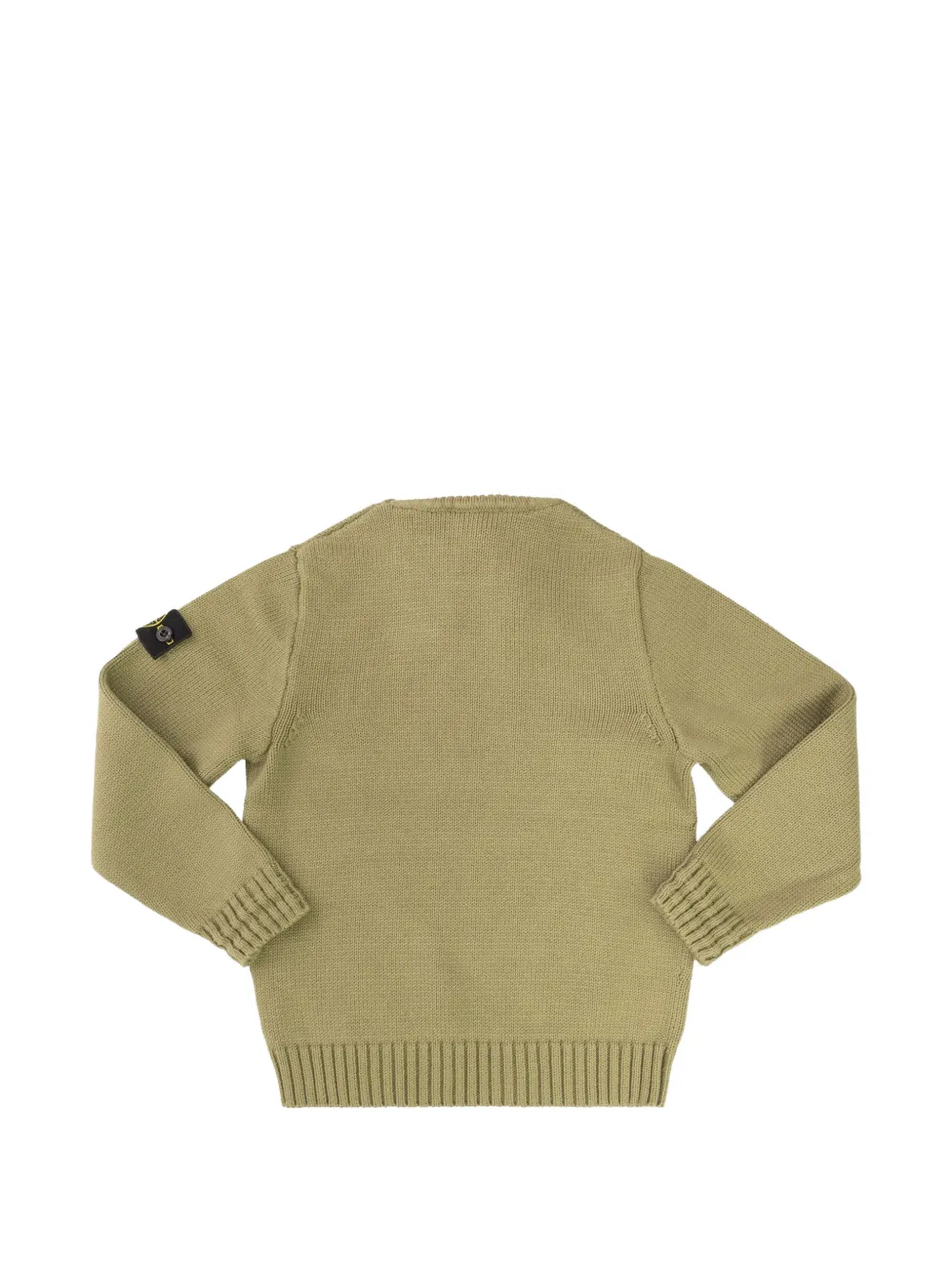 Stone Island Junior Compass-badge high-neck sweater Groen
