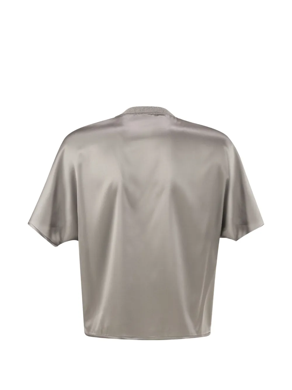 Peserico Lurex T-shirt Grijs