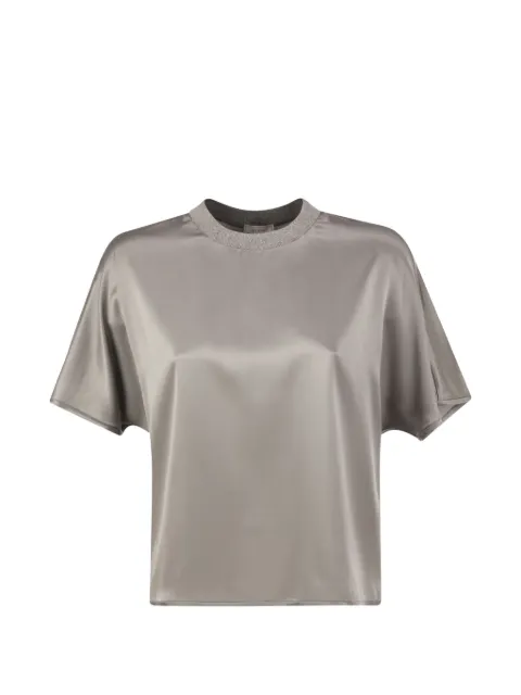 Peserico lurex-knit T-shirt