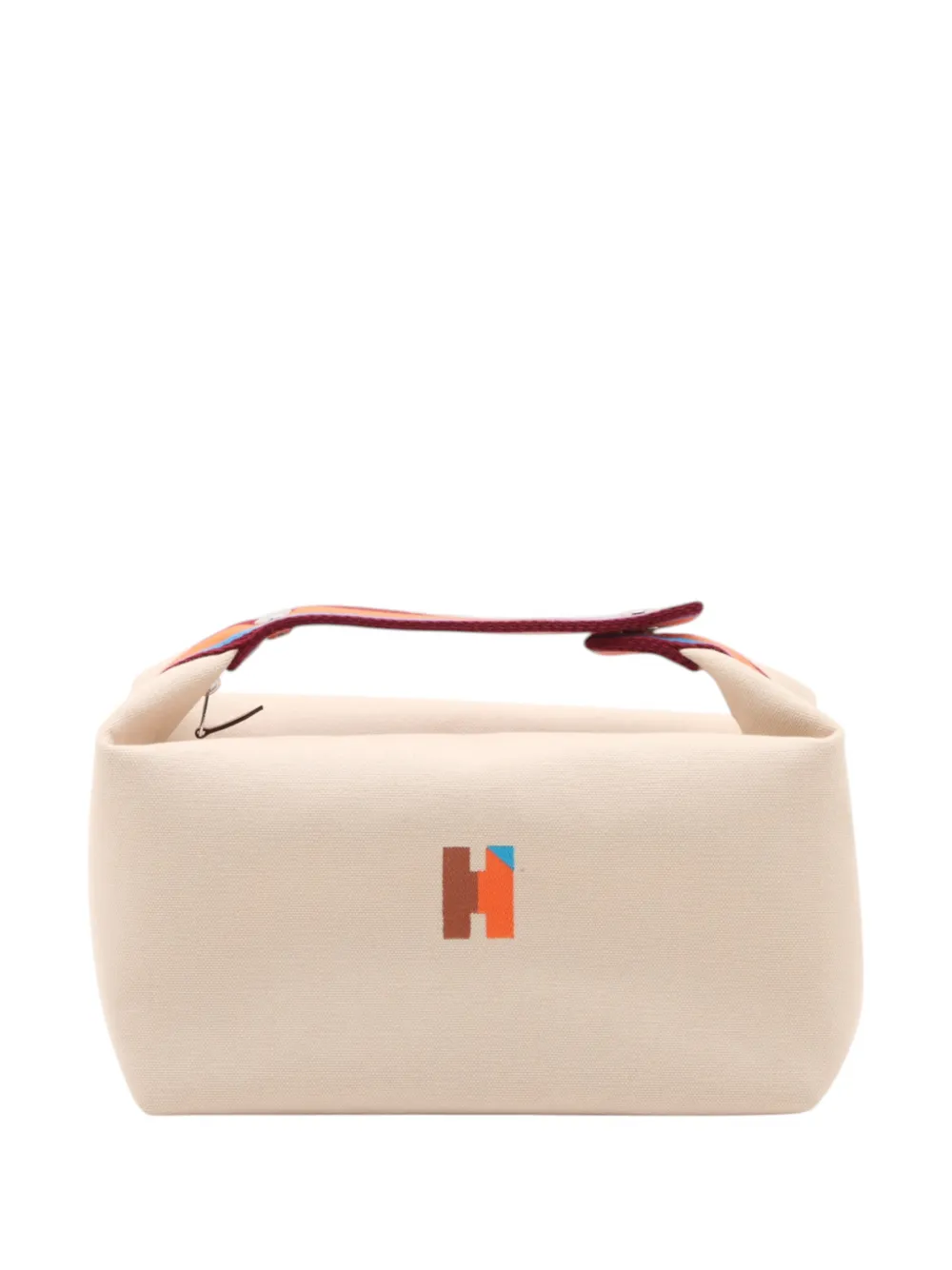 Hermès Pre-Owned 2020-2026 Large Toile Bride A Brac H Pavillon Case vanity bag - Brown