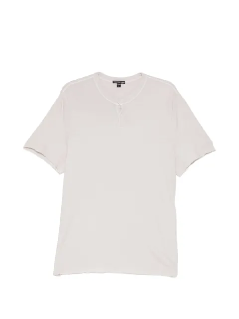 James Perse slub-jersey henley T-shirt