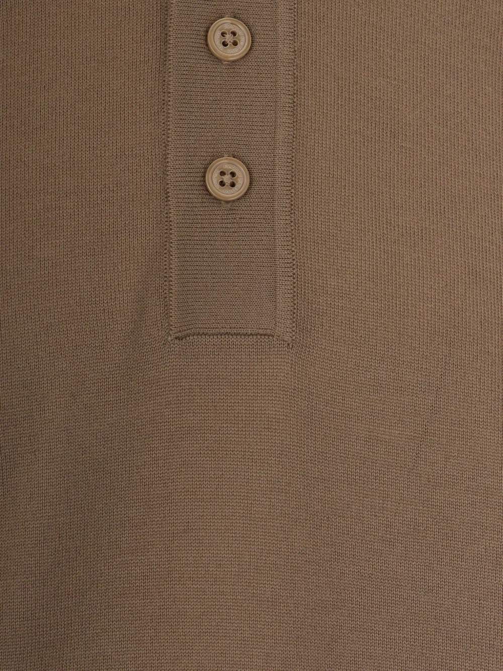 Paolo Pecora Poloshirt met lange mouwen Bruin