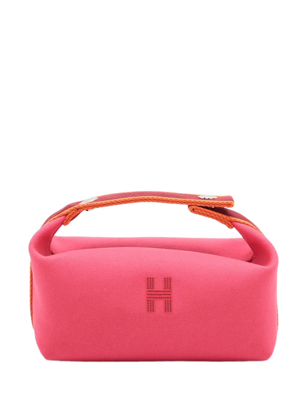 Hermès Pre-Owned 2010-2026 Small Toile Bride A Brac Case vanity bag - Rosa